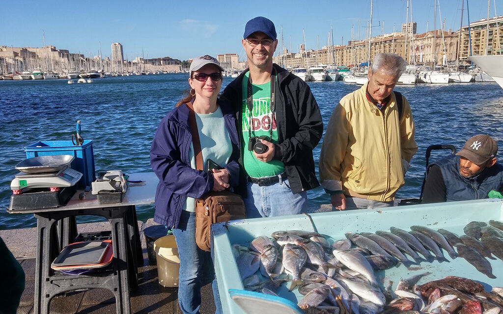 Marché aux poissons sur Marseille